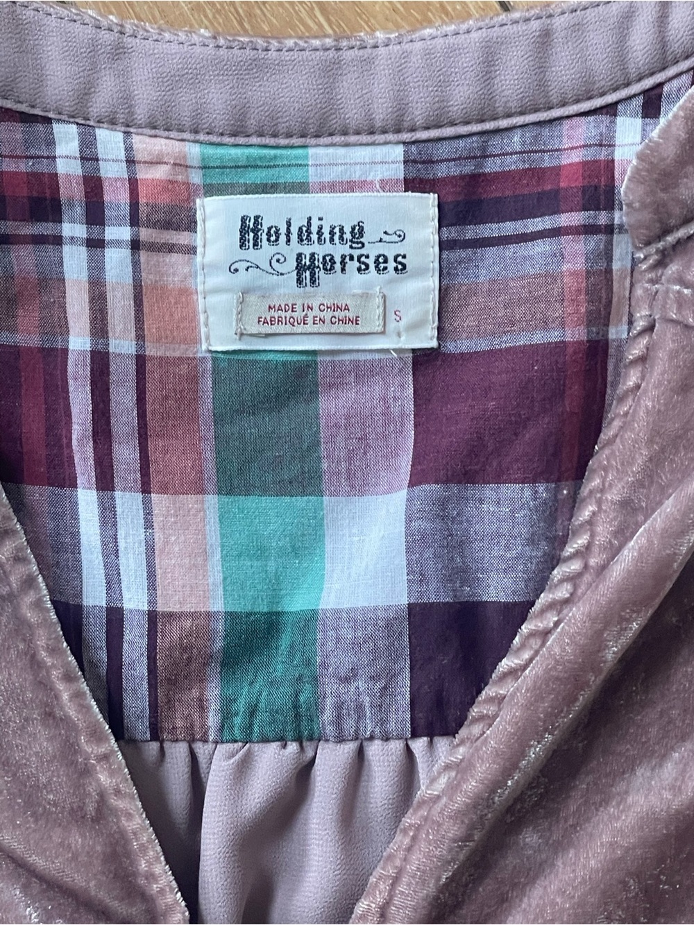 Anthropologie Holding Horses Velvet Shirt Dress Small - Picture 7 of 14